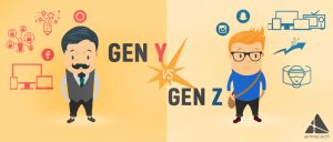 khác biệt giữa gen y và gen z